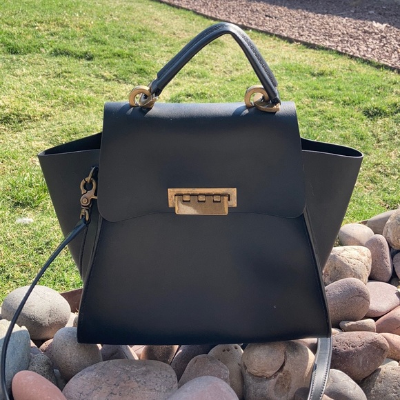 zac posen black purse